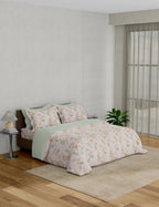 Portico New York Minova 250 TC 100% Cotton Health Pro Printed Super King Bedsheet with 4Pillow Cover SS2026