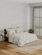 Portico New York Minova 250 TC 100% Cotton Health Pro Printed Super King Bedsheet with 4Pillow Cover SS2026