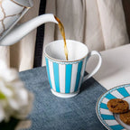 Noritake Carnivale Coffee Mug- Light Blue Noritake