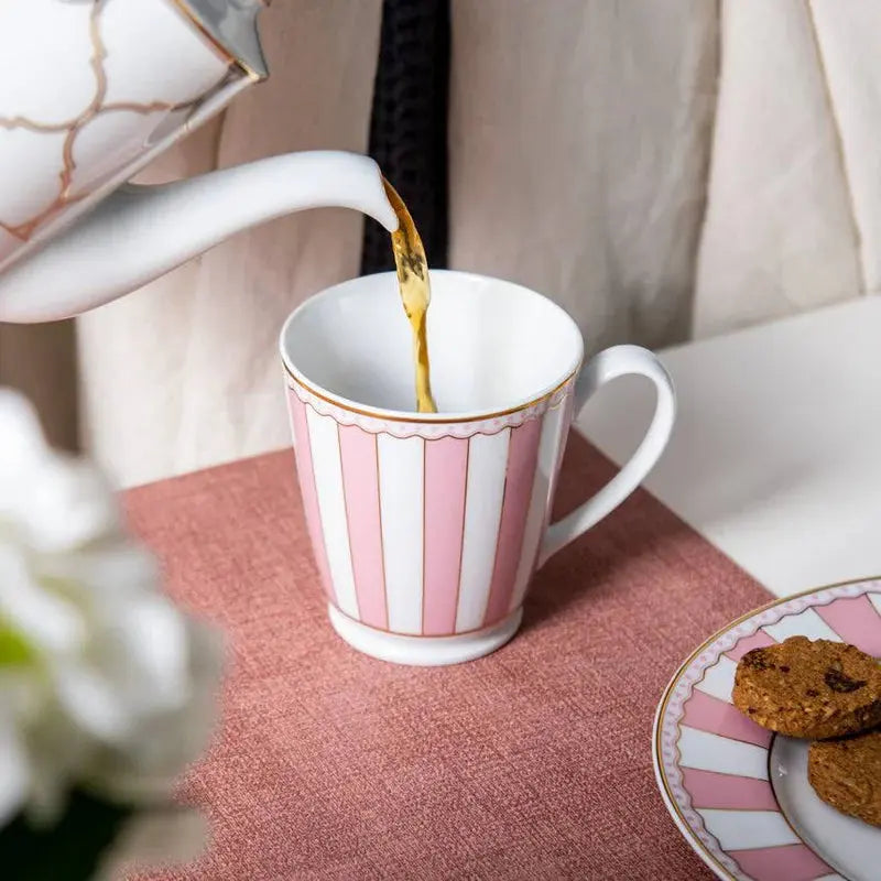 Noritake Carnivale Coffee Mug- pink Noritake