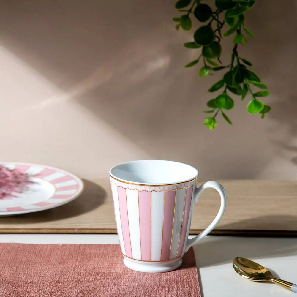 Noritake Carnivale Coffee Mug- pink Noritake
