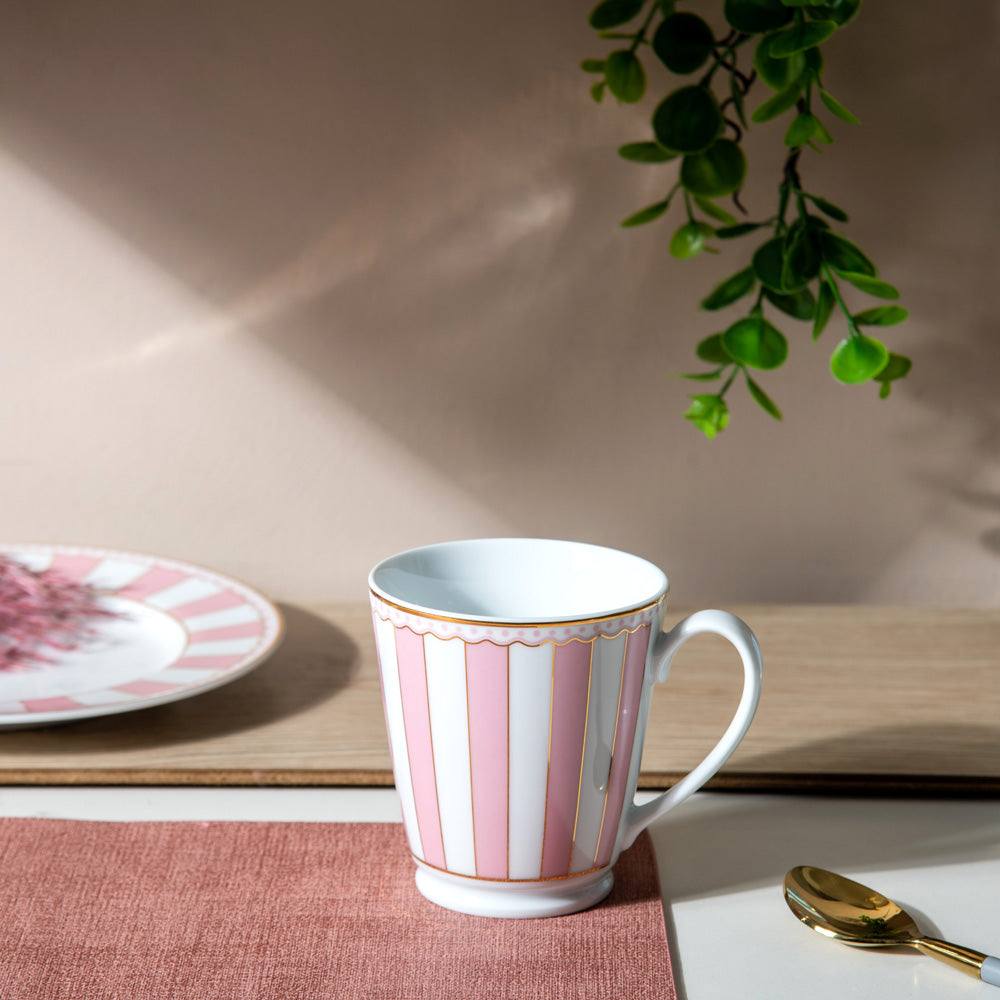 Noritake Carnivale Coffee Mug- pink