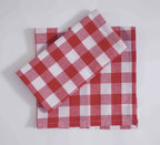Gingham Table Napkin 45×45 cm Set of 12Pcs - grahsajja