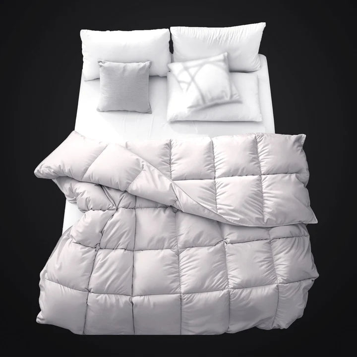 Tevel Down Feather Duvet- 575 GSM Silver Grey