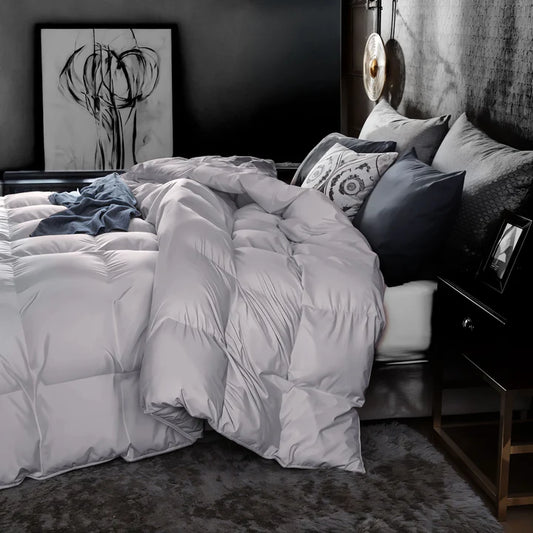 Tevel Down Feather Duvet- 575 GSM Silver Grey