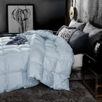 Tevel Down Feather Duvet- 575 GSM Sky blue Sassoon
